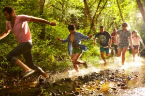 people on exciting adventure tour