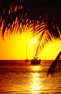 Boating on Ambergris Caye